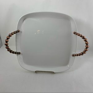 Home Essentials White Serving Platter - Maison